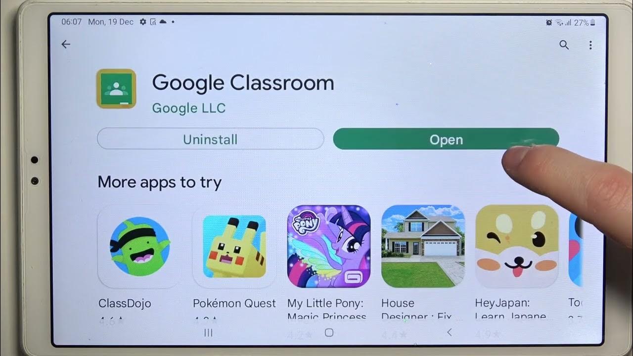 Setup Google Classroom on your tablet or phone — Northern Beaches