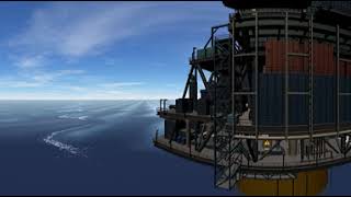 360 VR Oil Rig Flyrhtough