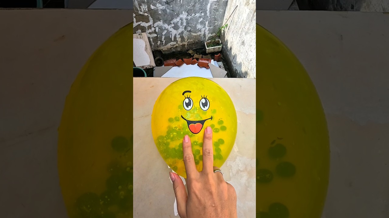 Dropping Yellow Waterballon Mix Color Emoji 💦 