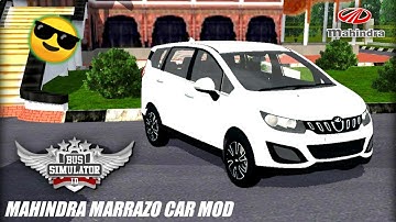 🔴🔵Download All New Mahindra Marrazo Car Mod for Bus Simulator Indonesia || Bussid v3.6.1