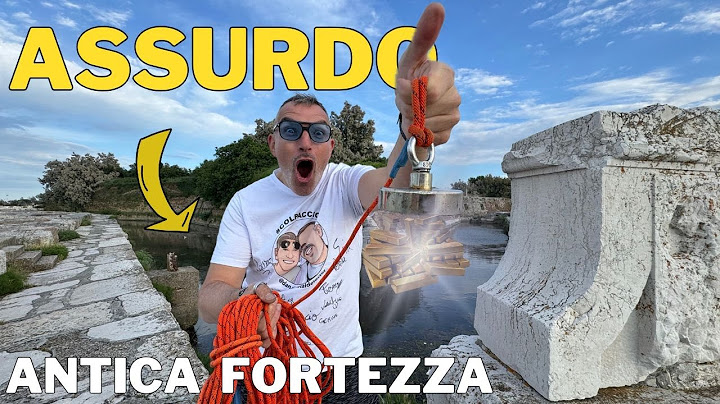 TORNIAMO a PESCARE con il MAGNETE e troviamo cose Incredibili nella FORTEZZA MILITARE Magnet Fishing