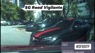 Full 15jan2022 Angullia carpark #SBP97P mercedes c200 ignored waiting camcar  & snatched the parking lot News