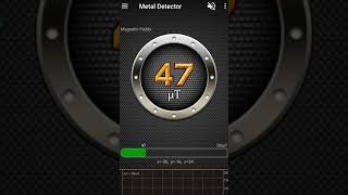 Metal Detector App  #shorts screenshot 4