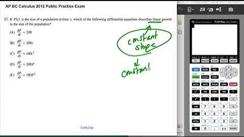 AP BC Calculus 2012 Multiple-Choice 23