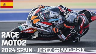 🏍️ MOTO2 RACE Highlights | Spain 2024 | Circuit of Jerez 🏁 lopez, canet, ?? #spanishGP