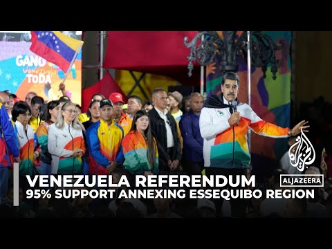 Venezuela claims large support for annexing oil-rich guyana territory