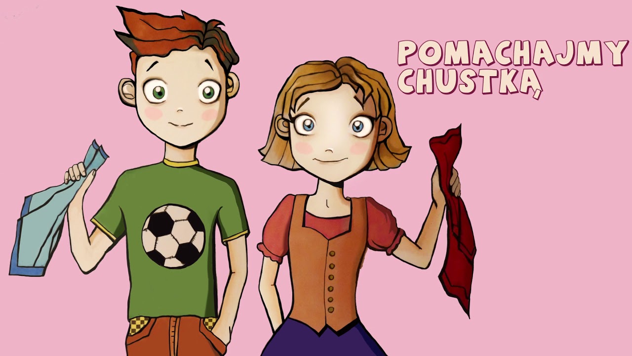 Piosenka dla dzieci- Pomachajmy chustką #Łosiek #zabawa dla dzieci. #edukacja dla dzieci