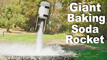 Giant Baking Soda Rockets