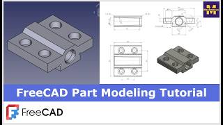 FreeCAD Part Modeling Tutorial 149 | FreeCAD Tutorial | Learn FreeCAD | Mechnexus |
