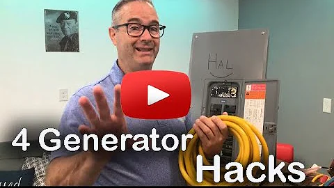 4 Generator Hacks by an Electrician