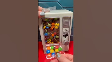 ASMR Filling my Mini Vending Machine with chocolate 🍫 #asmr #shortsfeed #candy #satisfying