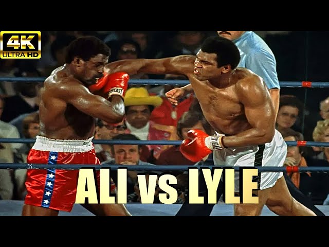 Muhammad Ali vs Ron Lyle | KNOCKOUT Legendary Boxing Fight | 4K Ultra HD class=