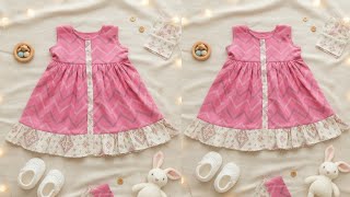 Very Easy And Cute Baby Frock Cutting And Stitching Tutorial