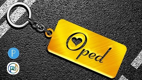 How To Create A Keychain Logo | Pixellab Tutorial