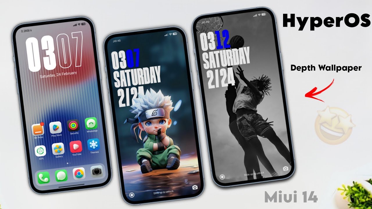 Hyperos Customization HyperOS Customization Theme Xiaomi hyperOS Lockscreen In Miui 14 ...