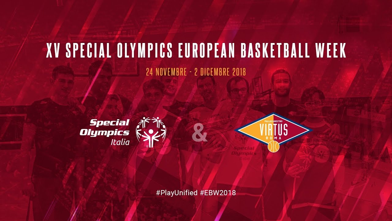 Special Olympics e Virtus Roma insieme per la European Basketball Week ...