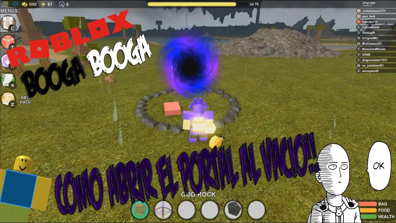 Como Crear El Nuevo Portal Booga Booga Roblox Espanol Latino Youtube - ooga booga roblox game portal gate