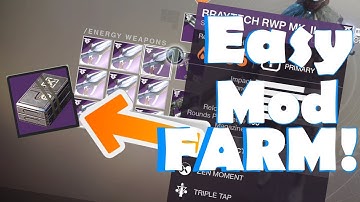 EASY MOD COMPONENT FARM! (Destiny 2) #Destiny2 #Forsaken