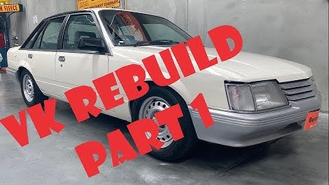 VK commodore rebuild part1