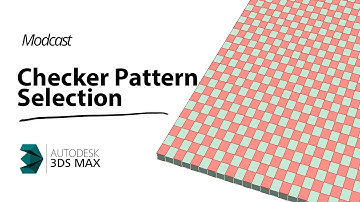 Checker Pattern Selection in 3Ds Max