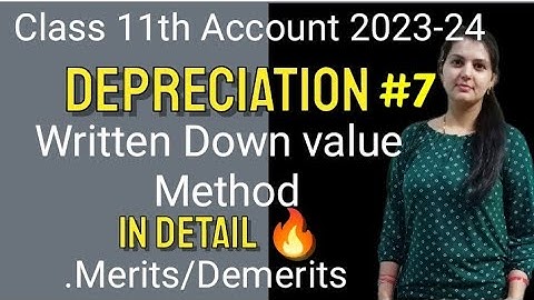 Written Down value method/class 11th Account/Depreciation/What is WDV method of depreciation#shorts