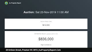 29 Ambon Street, Preston VIC 3072 | AuPropertyReport.Com