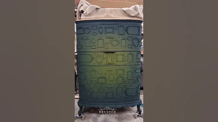 Vintage Dresser gets a dramatic redo in a dark academia theme