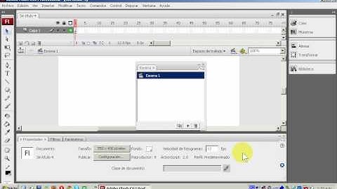 Cómo crear escenas en una pelìcula de Flash CS3