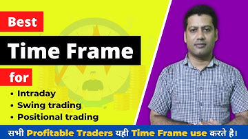 Best Time frame for Intraday, Swing trading & Positional trading | How to select perfect time frame