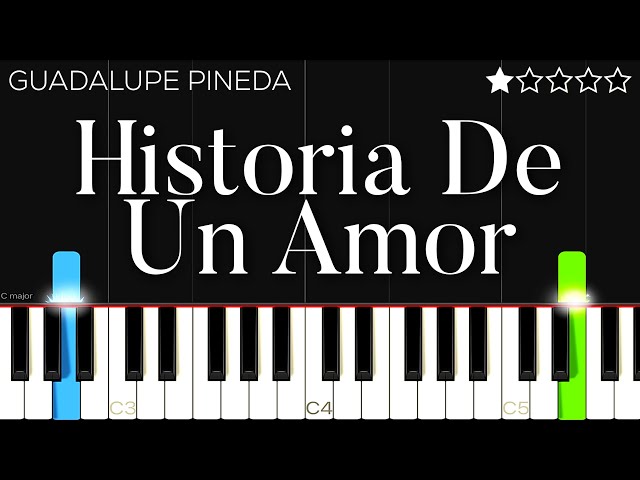 Guadalupe Pineda - Historia De Un Amor | EASY Piano Tutorial
