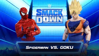 Spiderman Vs. Goku | Full Match | WWE 2K22 #gaming