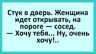 Сосед женщине: хочу тебя, очень хочу... Анекдоты смешные до слез! Юмор! Приколы! видео