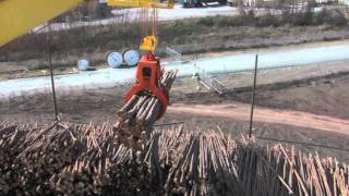 Fulghum Industries' 170' EVR One Bite Log Crane