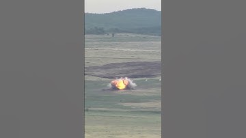 Scary Firing Russian TOS-1A Heavy Flamethrower System #shorts