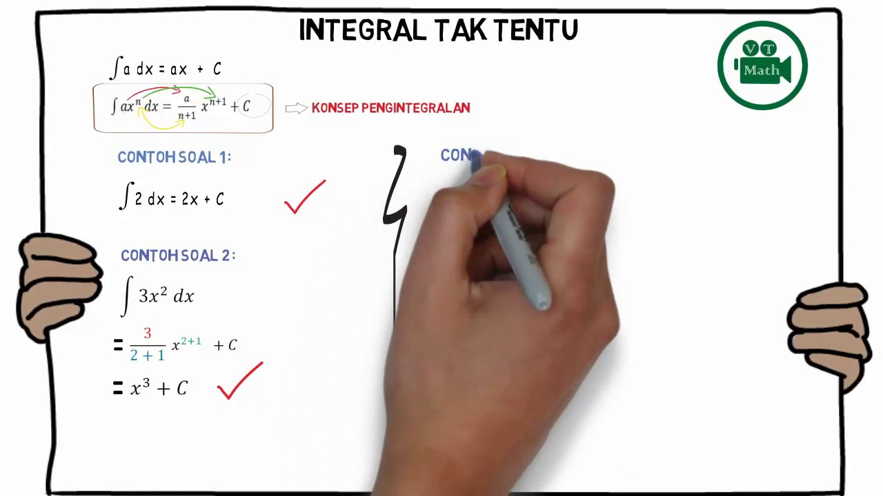 Contoh Soal Dan Jawaban Integral Tak Tentu