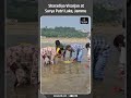 Sharadiya Visarjan Witnessed by Thousands at Surya Putri Lake, Jammu |   SharadiyaVisarjan |