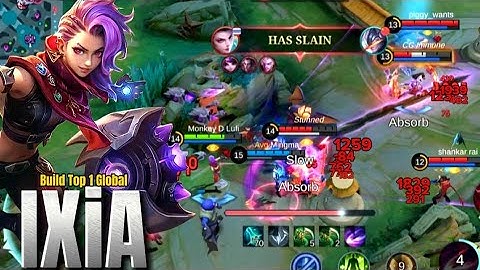 Ixia Super Hard Damage!! - Ixia Best Build 2025 Build Top 1 Global Ixia ~ MLBB
