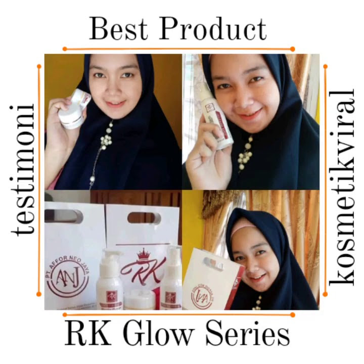 Cream pemutih wajah rk glow