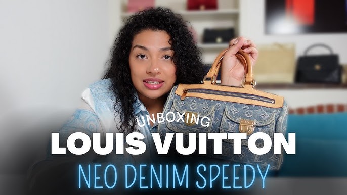 Rare Louis Vuitton Pink Denim Neo Speedy Handbag – Pickled Vintage