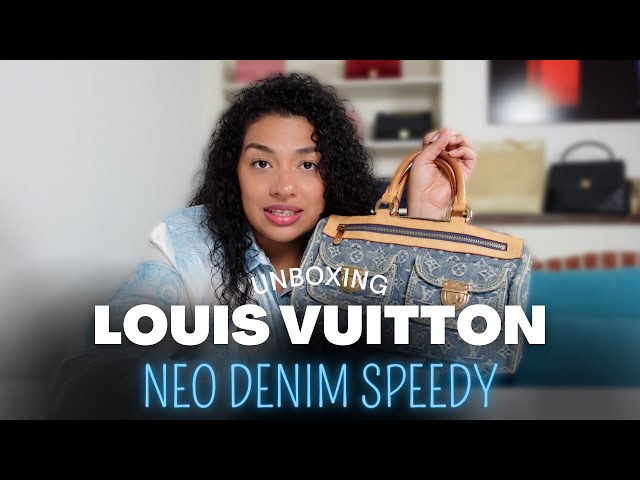 Louis Vuitton Neo Speedy Light blue Denim ref.202329 - Joli Closet