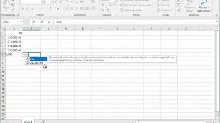 Clase 9  VPN y TIR en excel screenshot 2