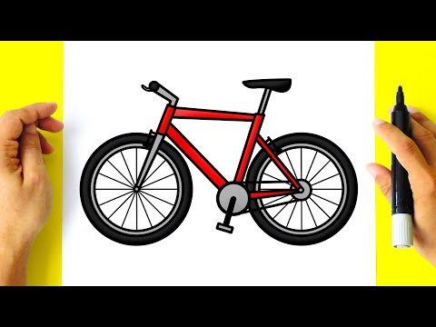 Como DESENHAR uma BICICLETA - Como DIBUJAR una BICICLETA - How to DRAW a BIKE