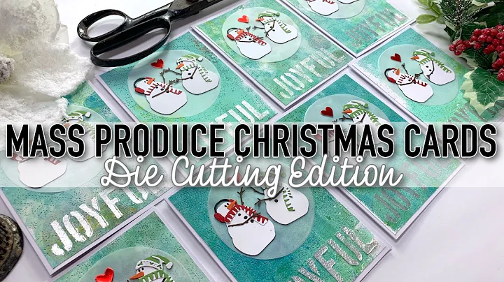 Mass Produce Christmas Cards - Die Cutting Edition...