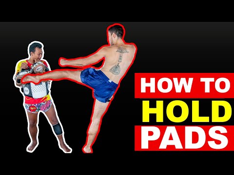 Muay Thai Pad Work Basics - How To Hold Thai Pads - YouTube