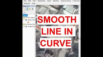 smooth line in arcgis I smooth line #gistutorial #geoinformatics #arcgistutorial #arcgis #arcgispro