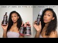 TGIN Rose Water Entire Collection! | On 3B/ 3C High Porosity Hair! | Is it worth it?