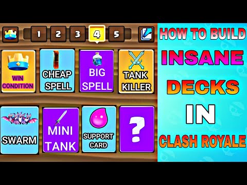 HOW TO BUILD INSANE DECKS IN CLASH ROYALE! | TOP TIPS