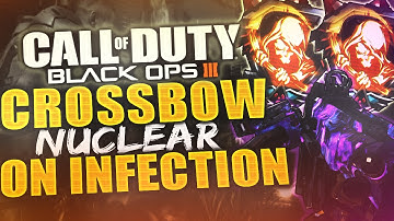 BO3: CROSSBOW NUCLEAR GAMEPLAY! NX ShadowClaw DLC Weapon (Black Ops 3 Crossbow Nuclear)