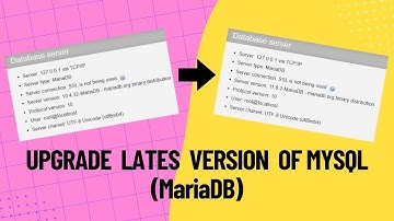 How to Upgrade Latest Version of MySQL (MariaDB) in XAMPP Server 💻🎮 #xampp #mysql #mariadb