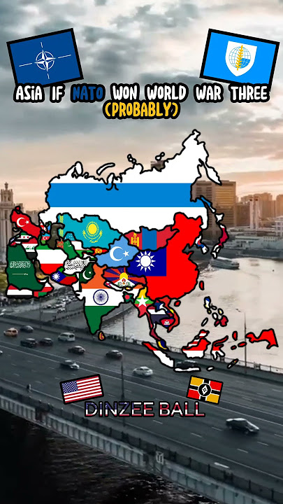 Asia If NATO won World War Three #shorts #mapping #asia #country #viral #trending #nato #usa #ww3